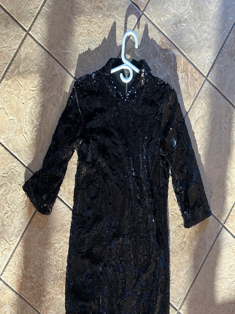Never worn Black Sequins ABS Collection Dress $120